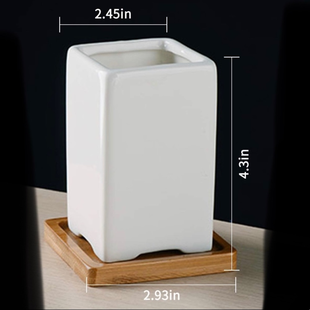 PUG DOG Art Hand Crafted Home Decor Planter Office Desktop Organizers Pets Gifts - Picture 8 of 12